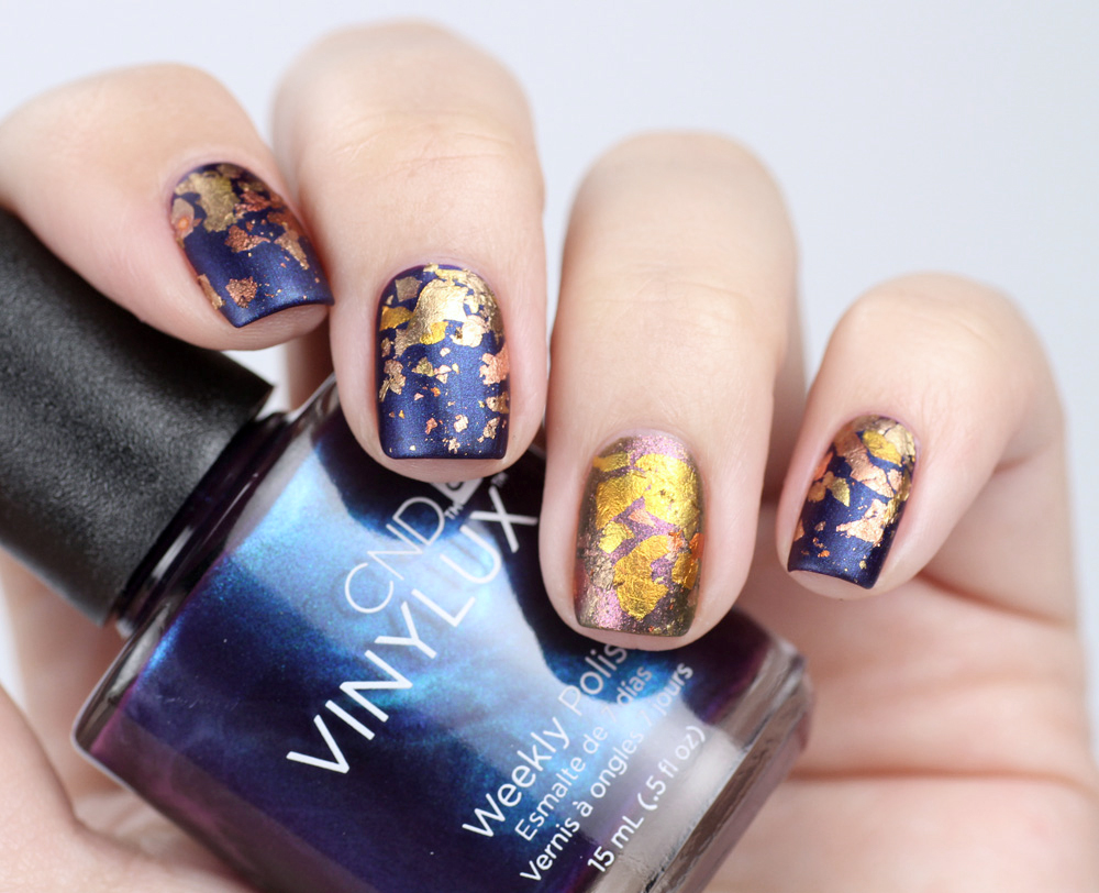 Frischlackiert-Challenge – Goldrausch – golden nails – gold nailart mit Goldfolie – by frischlackiert