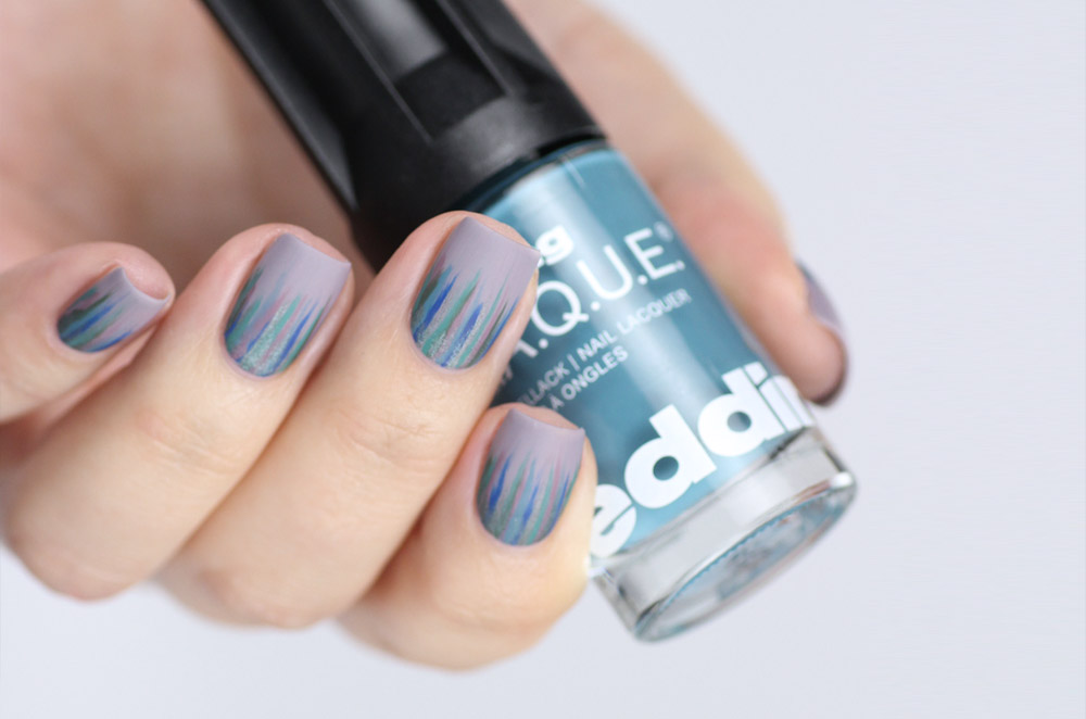 Frischlackiert-Challenge Waterfall Nails – nailart – edding laque – by frischlackiert