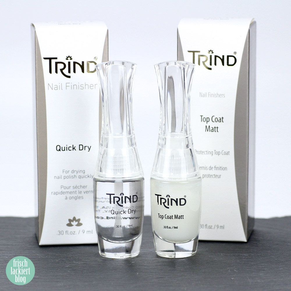 Trind Quick Dry und Topcoat matt – by frischlackiert
