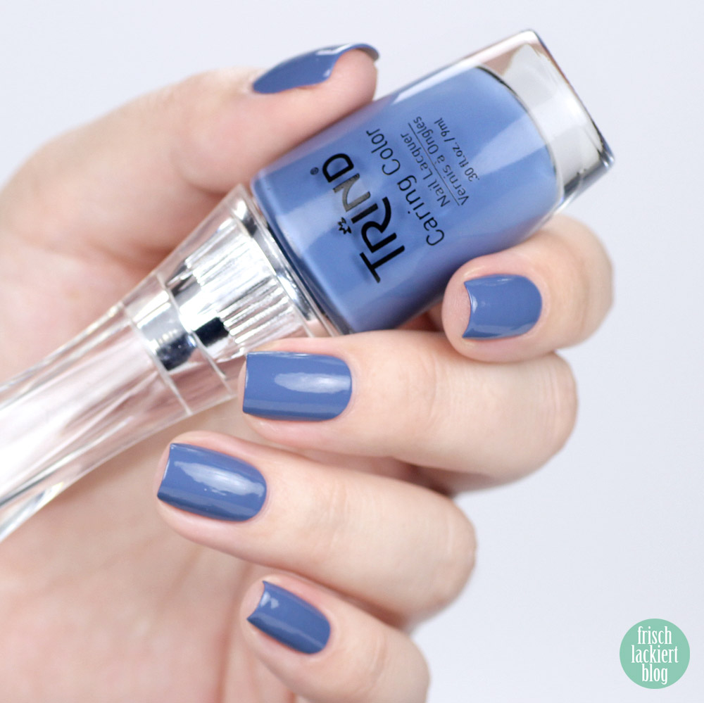 Caring Colors von Trind – Winter in New Delhi Kollektion – Hindu Blue – swatch by frischlackiert