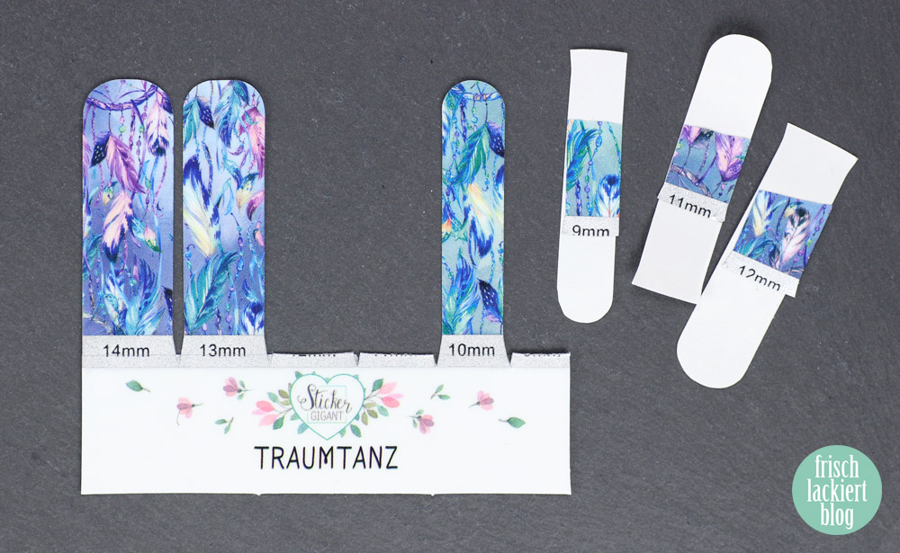 Sticker Gigant – Traumtanz – Akzentnagel Nagelsticker – Traumfänger Nailart – Designed by frischlackiert