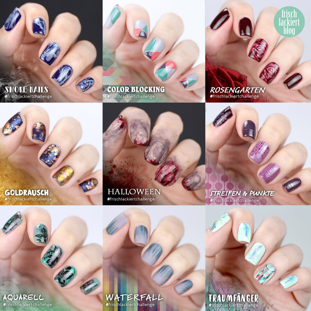 Rückblick Frischlackiert-Challenge Oktober und November 2017 – nailart