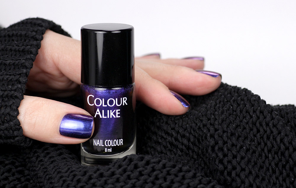 Multochrome Nagellack – Lila Blau Metallic – Colour Alike Castor – swatch by frischlackiert