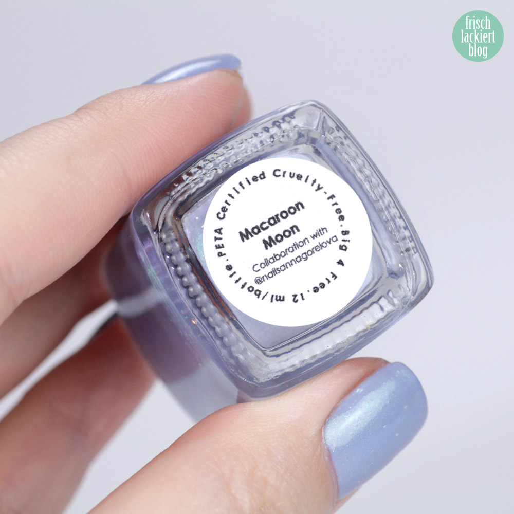 Moo Moo's Signatures - Macaroon Moon – hellblauer Nagellack mit grünem Schimmer – Meerjungfrau Look – swatch by frischlackiert