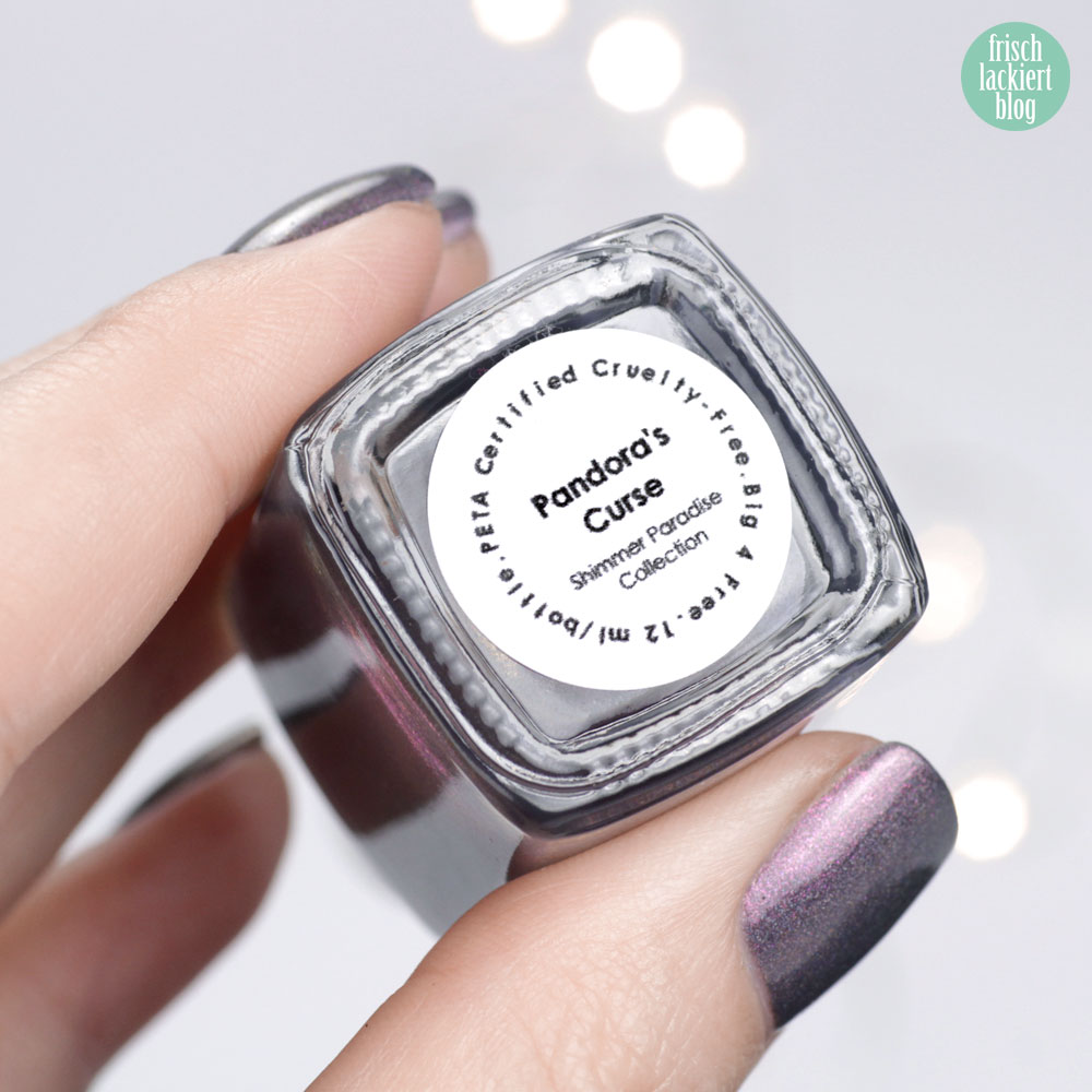 Moo Moo´s Signatures – Pandora´s Curse – Shimmer Paradise Collection – holographic nailpolish – by frischlackiert