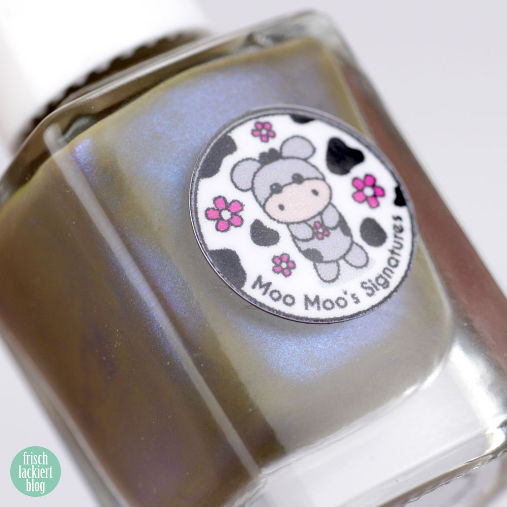 Moo Moo´s Signatures – Tuatara – Shimmer Paradise Collection – green brown blue nailpolish – by frischlackiert