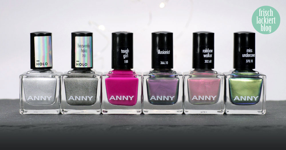 ANNY Holo it´s ANNY Nagellack Kollektion - swatch by frischlackiert