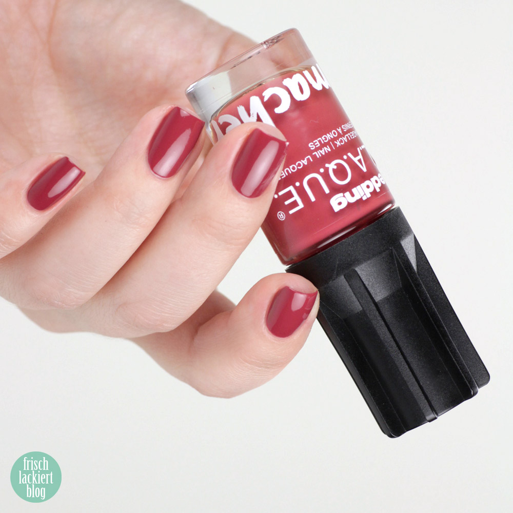 Edding L.A.Q.U.E. – Powerfrauen Kollektion 2018 - Chubby Chesnut - red nailpolish - swatch by frischlackiert