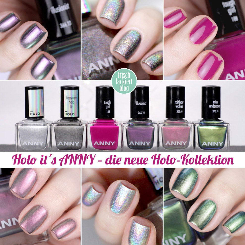 ANNY Holo it´s ANNY Nagellack Kollektion - swatch by frischlackiert