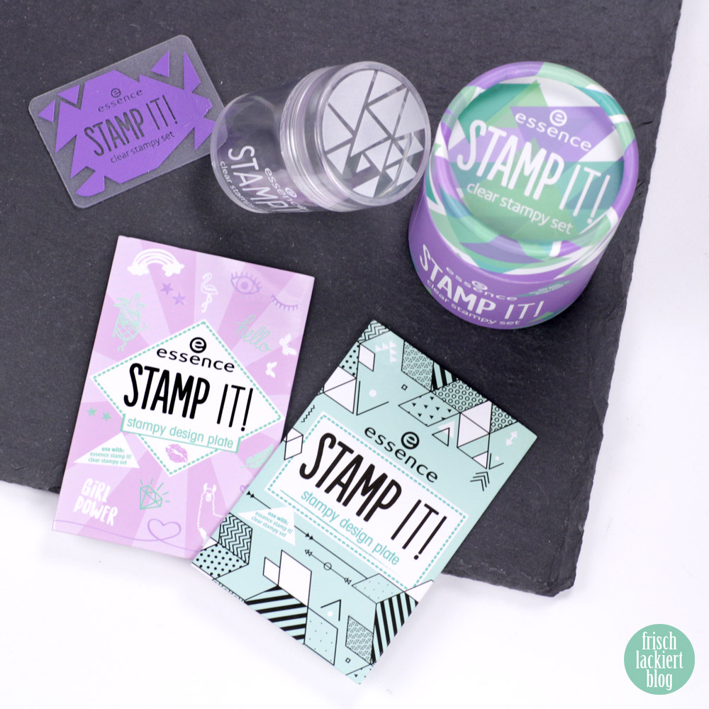 Das neue STAMP IT! Set von Essence – clear Stamper Review / Erfahrungsbericht / Test – Stamping Nailart - by frischlackiert