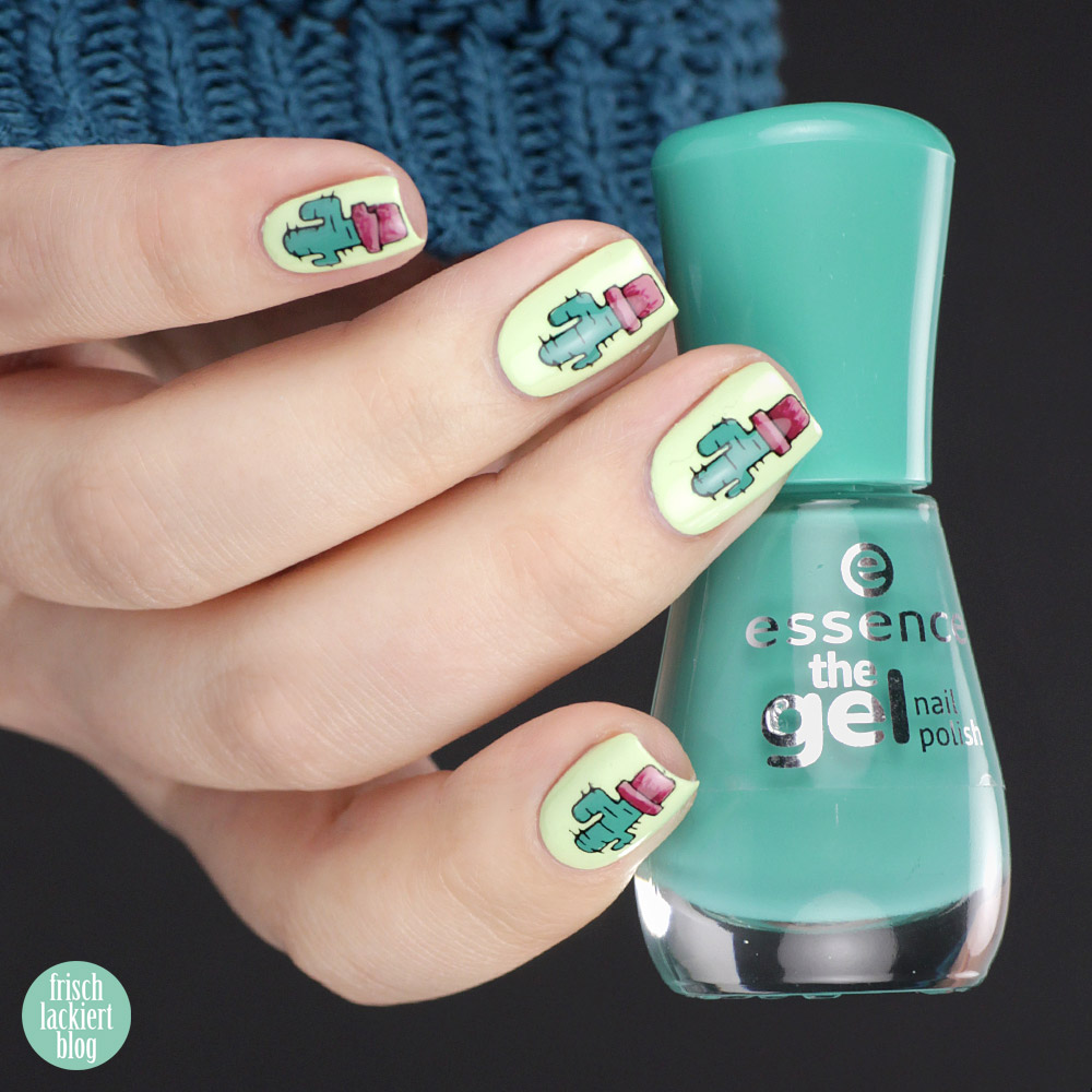 Essence Stamp It Clear Stamper – Stamping Nailart mit Kaktus – by frischlackiert