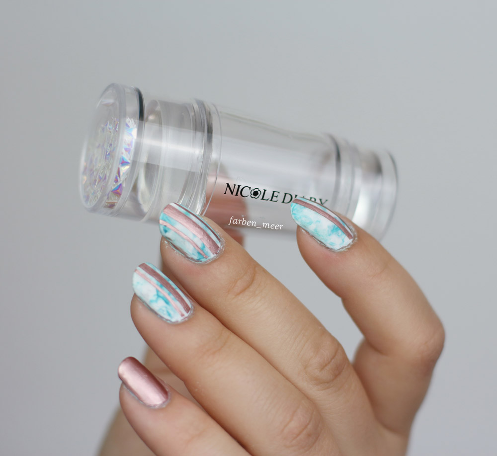 Frischlackiert-Challenge Nailart Matt Metallic – Gastbeirag von @farben_meer