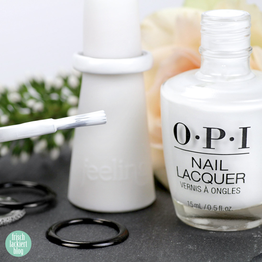 OPIxfeeling – ein Nagellack-Ring von feeling jewels mit Nagellack von OPI – Schmuck selbst gestalten – swatch by frischlackiert