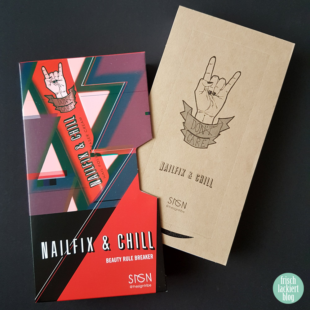 Erfahrung Nailfix & Chill Nagellackentferner Creme – Sign Tribe – Test by frischlackiert