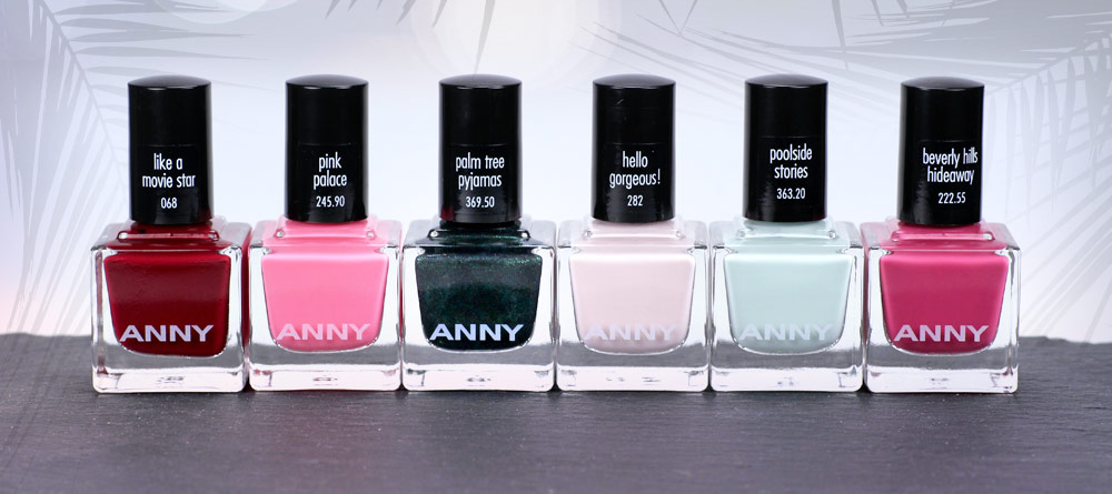ANNY beverly hills hidewaway Kollektion – Nagellack Sommer 2018 – swatch by frischlackiert
