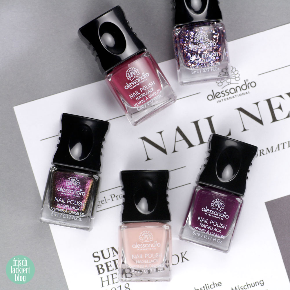 Alessandro Nagellack – Herbst Kollektion 2018 – Summer Berries – swatch by frischlackiert