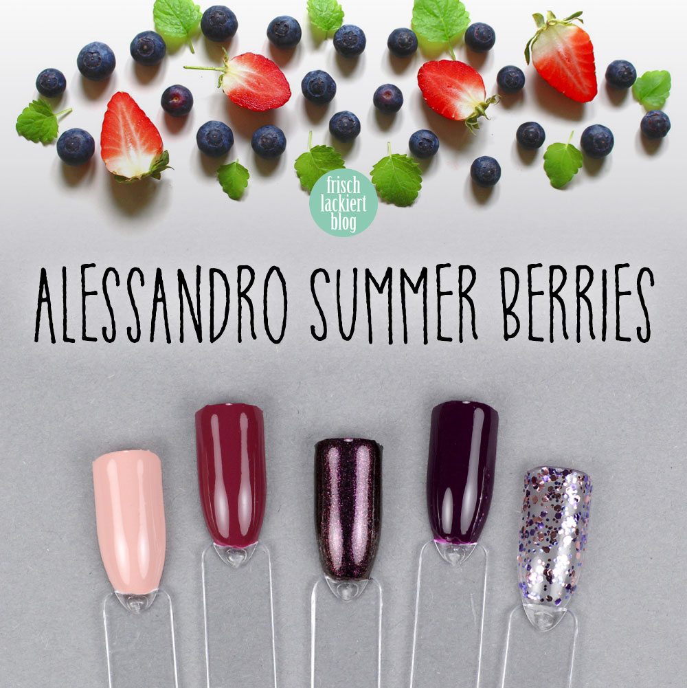 Alessandro Nagellack – Herbst Kollektion 2018 – Summer Berries – swatch by frischlackiert