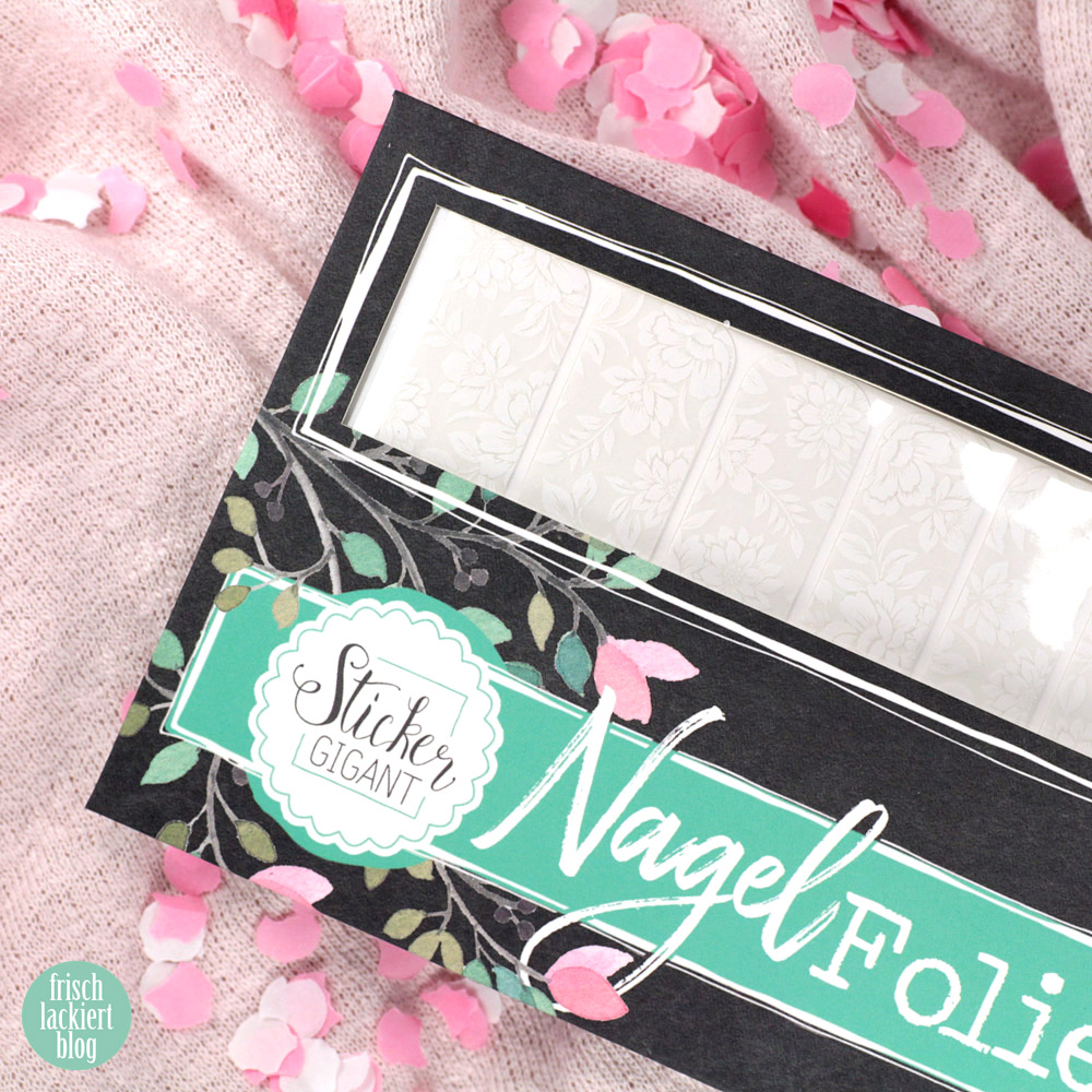 Sticker Gigant Nagelsticker – Blumenhochzeit – weiße Blumen Nailart – by frischlackiert