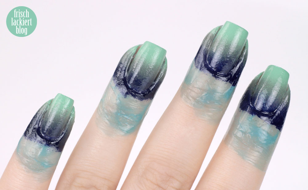 Halloween Nailart mit ANNY – gruseliger Friedhof – Gradient Nails – by frischlackiert