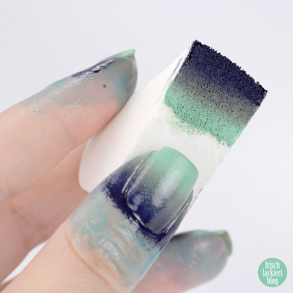 Halloween Nailart mit ANNY – gruseliger Friedhof – Gradient Nails – by frischlackiert