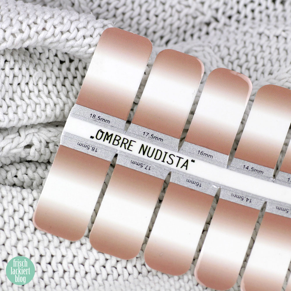 Babyboomer Nägel zum Aufkleben – mit Sticker Gigant Ombre Nudista – by frischlackiert