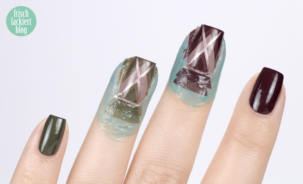 Frischlackiert-Challenge – Chevorn Nailart – Dreiecke – Pullovermuster – by frischlackiert