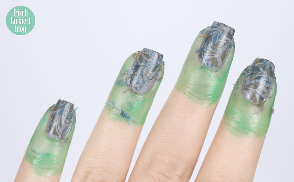 Frischlackiert-Challenge Doppelstampig Nailart – mit der Trind Life below Zero Kollektion – Tutorial by frischlackiert