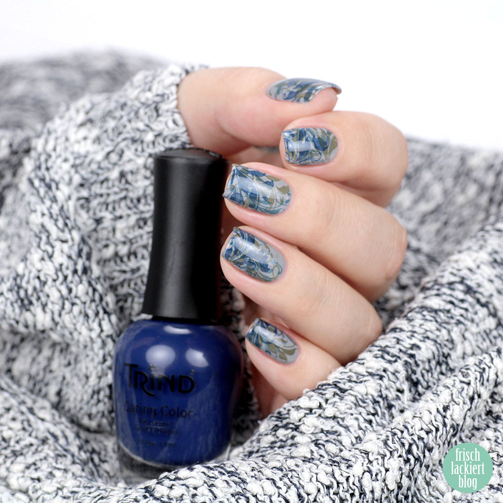 Frischlackiert-Challenge Doppelstampig Nailart – mit der Trind Life below Zero Kollektion – Tutorial by frischlackiert