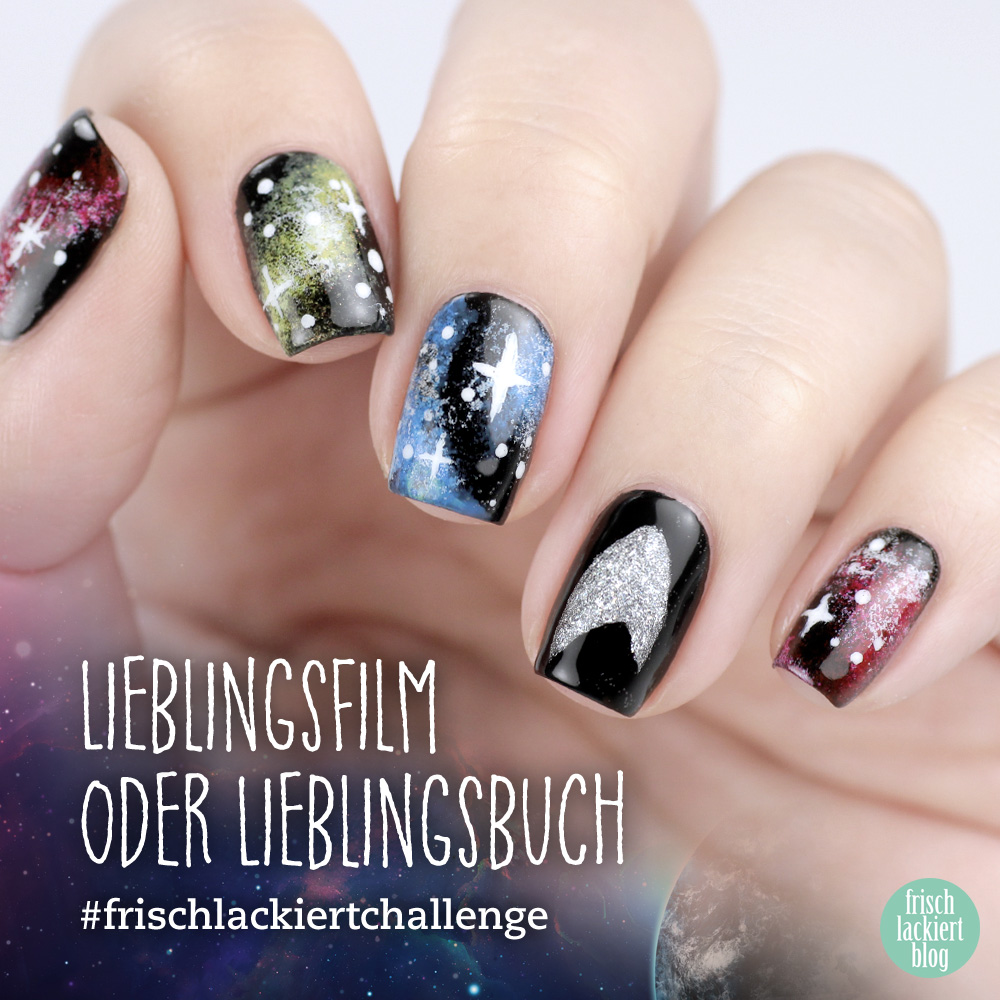 Frischlackiert-Challenge Lieblingsfilm – Star Trek Nailart – by frischlackiert