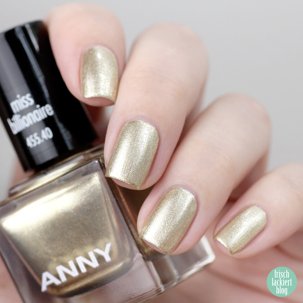 ANNY GLAM-À-PORTER Kollektion – miss billionaire – swatch by frischlackiert