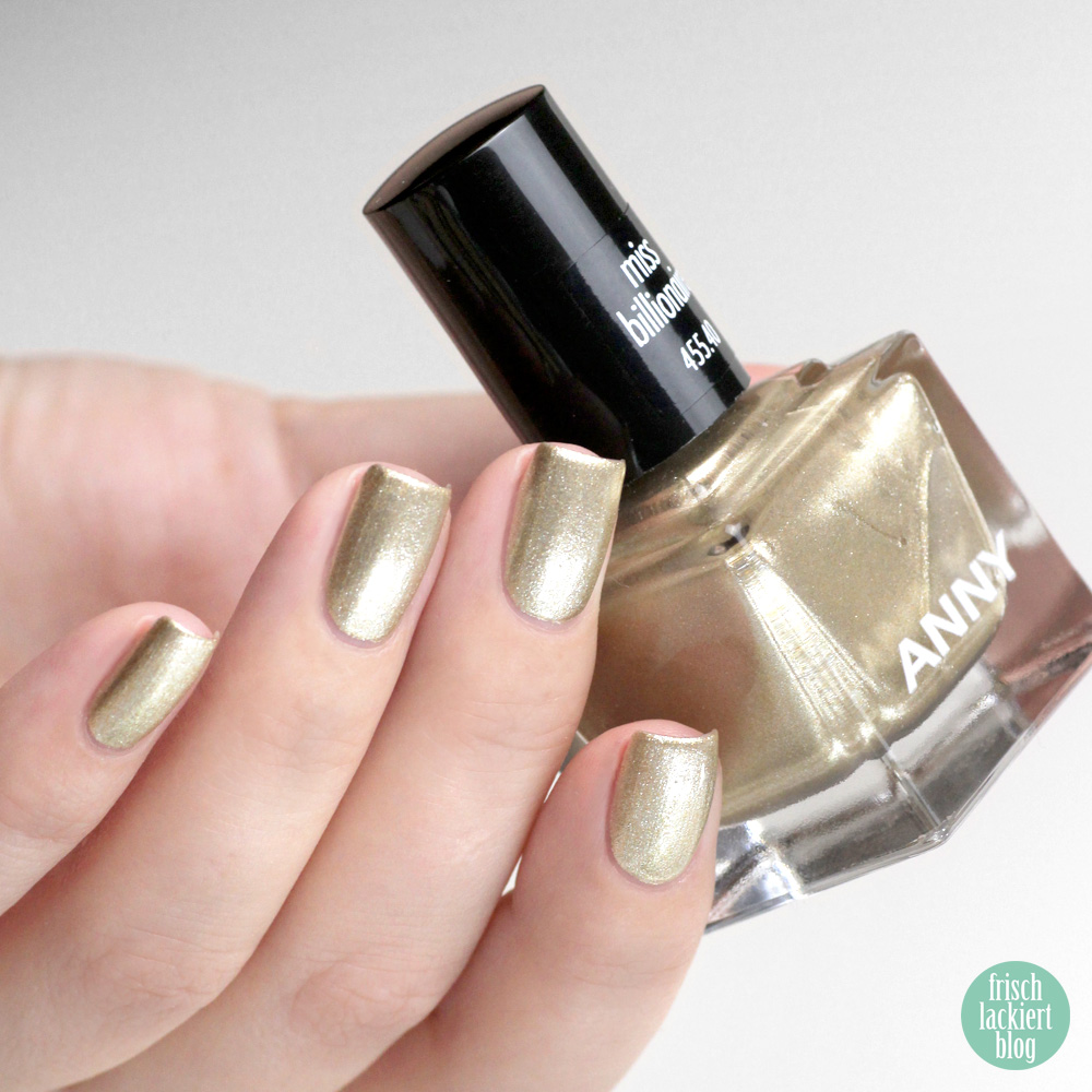 ANNY GLAM-À-PORTER Kollektion – miss billionaire – swatch by frischlackiert