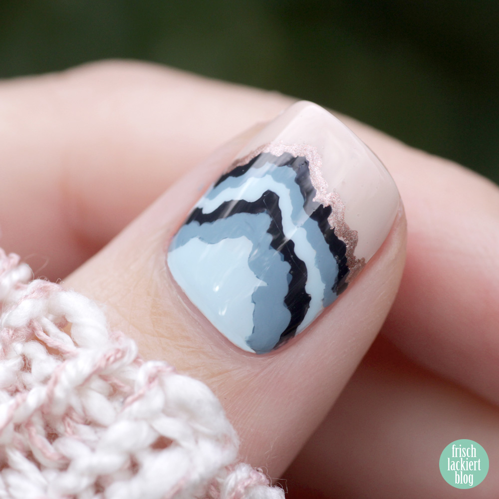Edelsteine Nailart – Gemstone Nails – copycat Design mit Laura Lackschaft – by frischlackiert