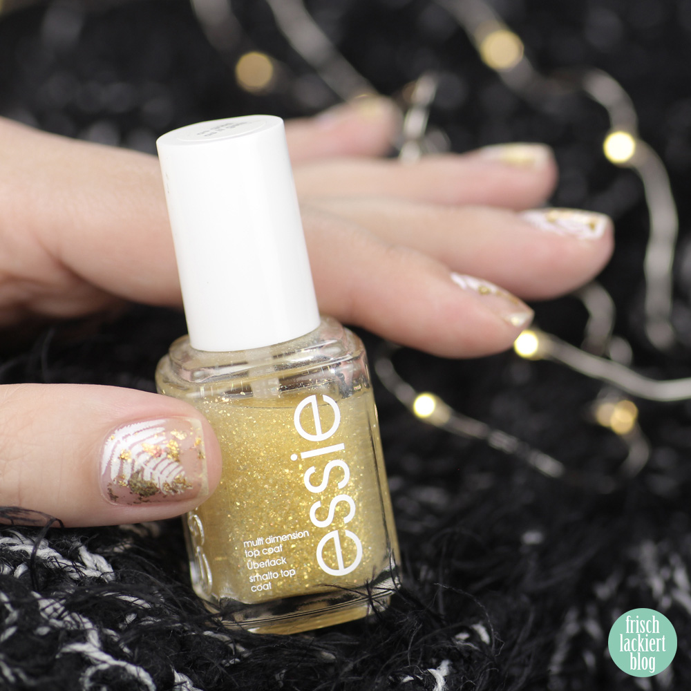 Frischlackiert-Challenge – Weiß und Gold Nailart – Cut Out Sytle – by frischlackiert