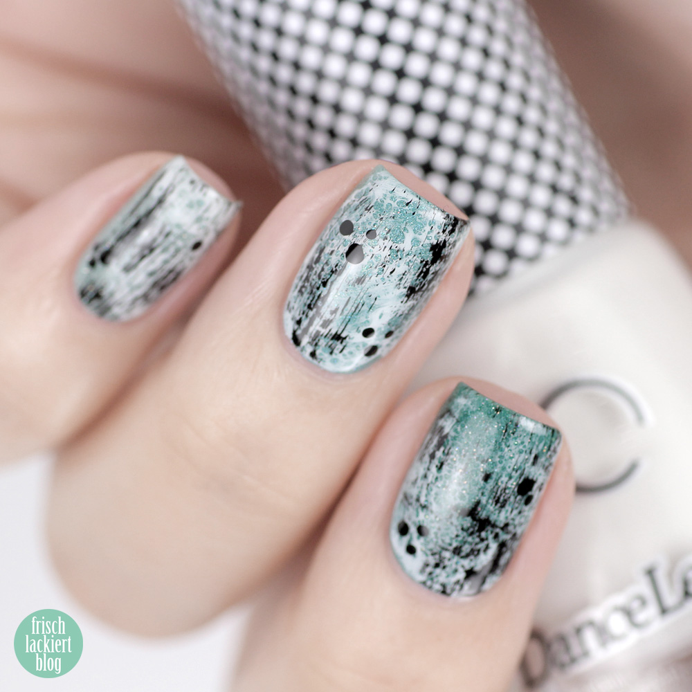 Frischlackiert-Challenge – Ombre Nailart in Mint und Türkis – by frischlackiert
