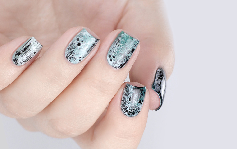 Frischlackiert-Challenge – Ombre Nailart in Mint und Türkis – by frischlackiert
