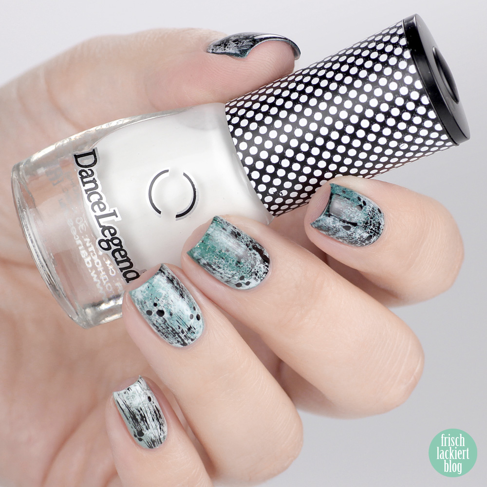 Frischlackiert-Challenge – Ombre Nailart in Mint und Türkis – by frischlackiert