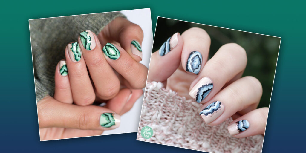 Edelsteine Nailart – Gemstone Nails – copycat Design mit Laura Lackschaft – by frischlackiert