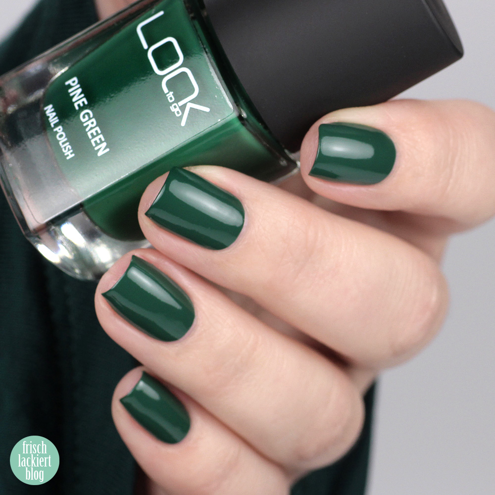 Look to Go – Pine Green – Nagellack made in Germany – swatch by frischlackiert