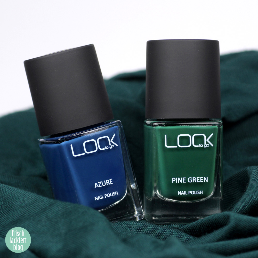 Look to Go – Nailart mit Pine Green und Azure – Tropical Winter Nailart – by frischlackiert