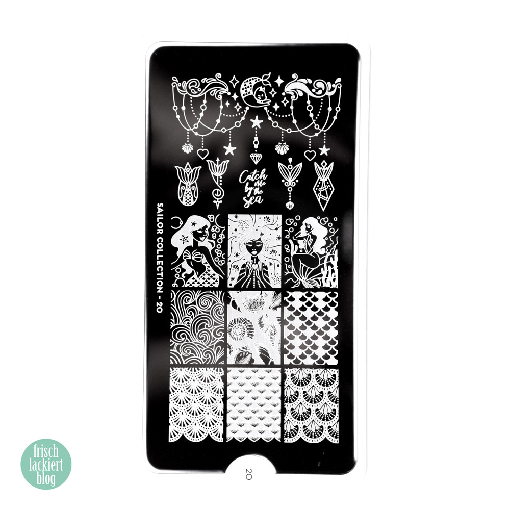 MoYou Stamping Nailart – Mermaid / Meerjungfrau – by frischlackiert