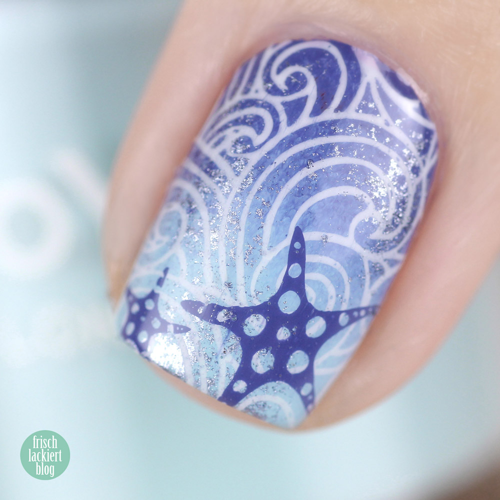 MoYou Stamping Nailart – Mermaid / Meerjungfrau – by frischlackiert