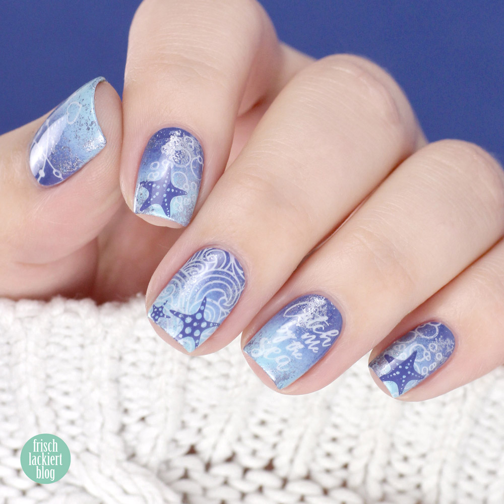 MoYou Stamping Nailart – Mermaid / Meerjungfrau – by frischlackiert