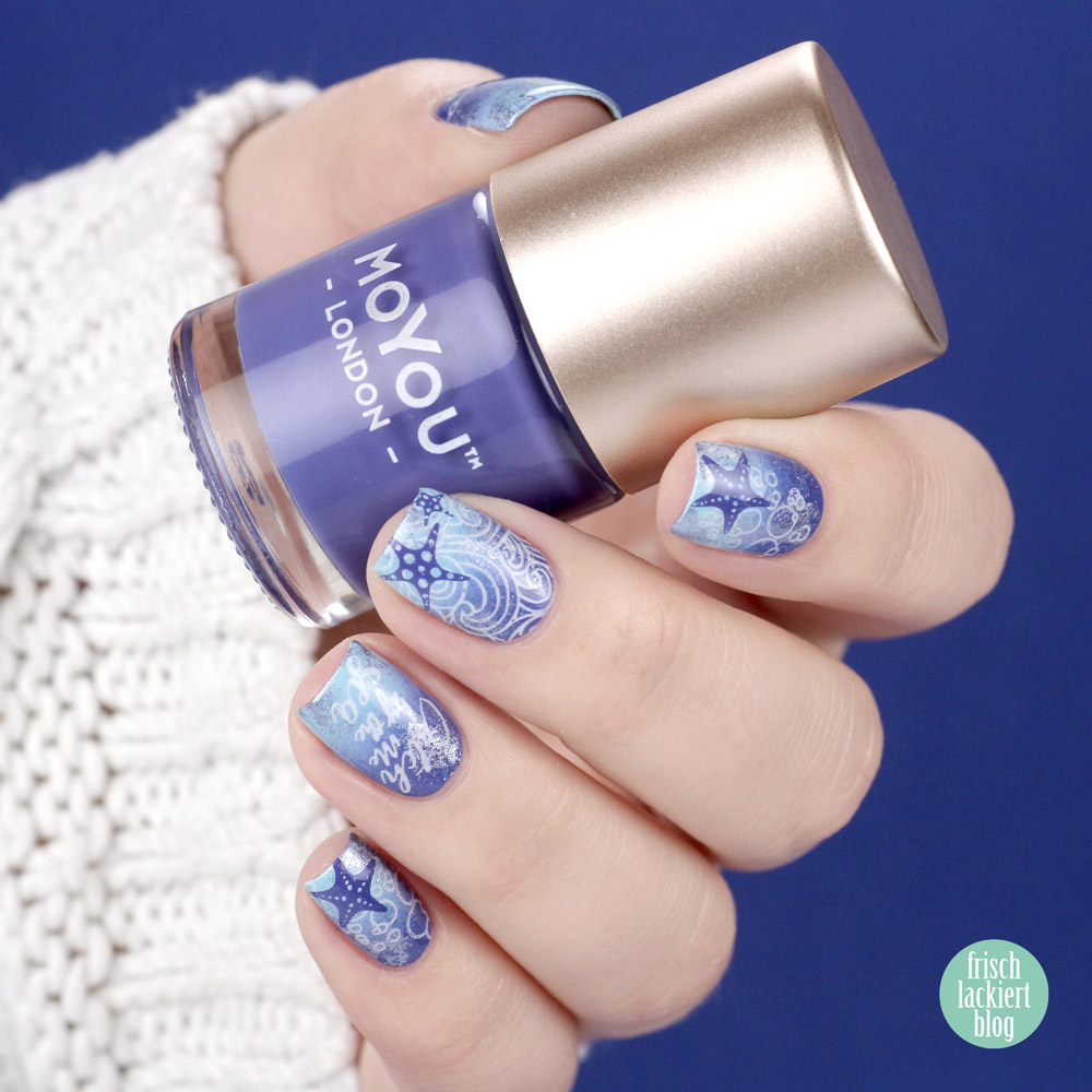 MoYou Stamping Nailart – Mermaid / Meerjungfrau – by frischlackiert