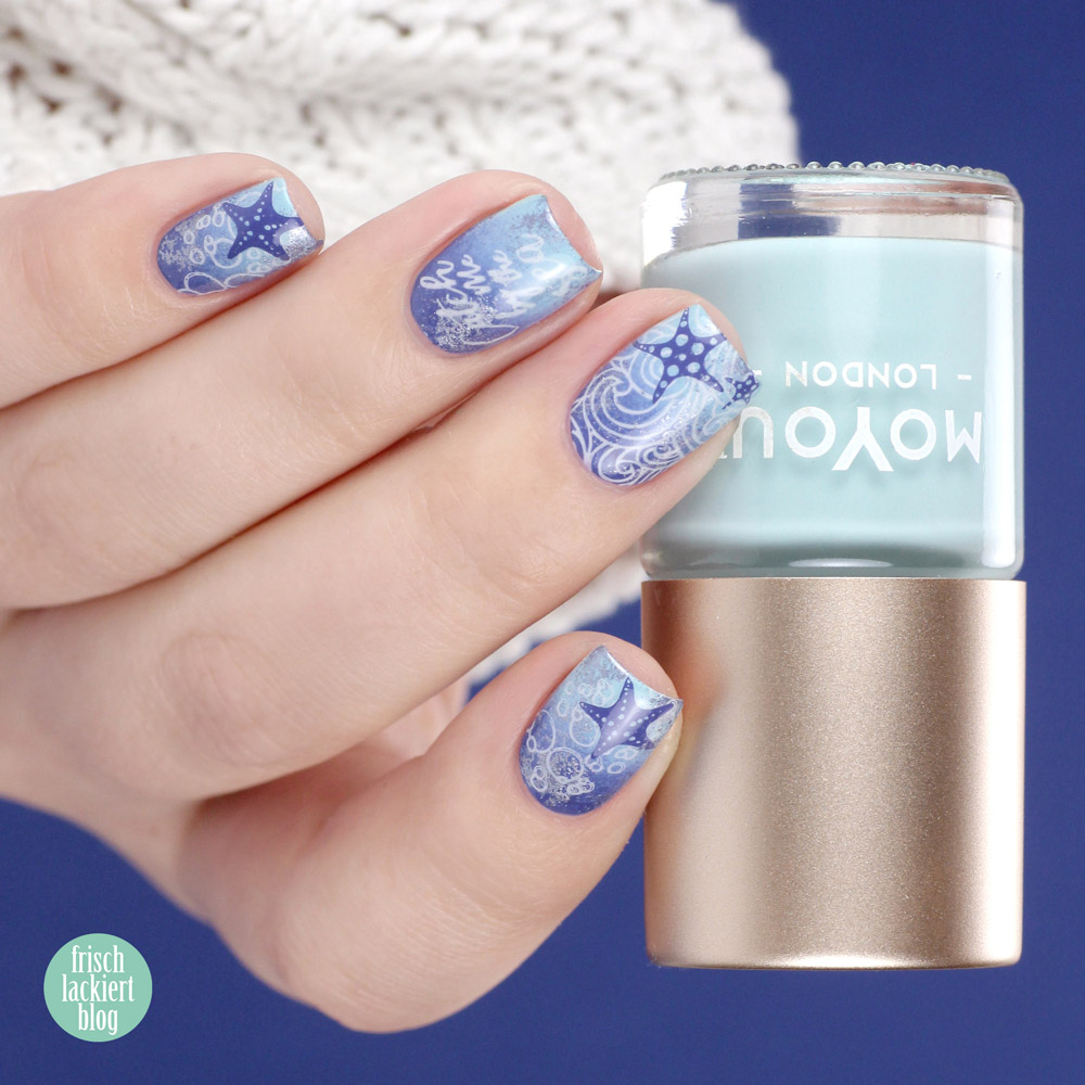 MoYou Stamping Nailart – Mermaid / Meerjungfrau – by frischlackiert