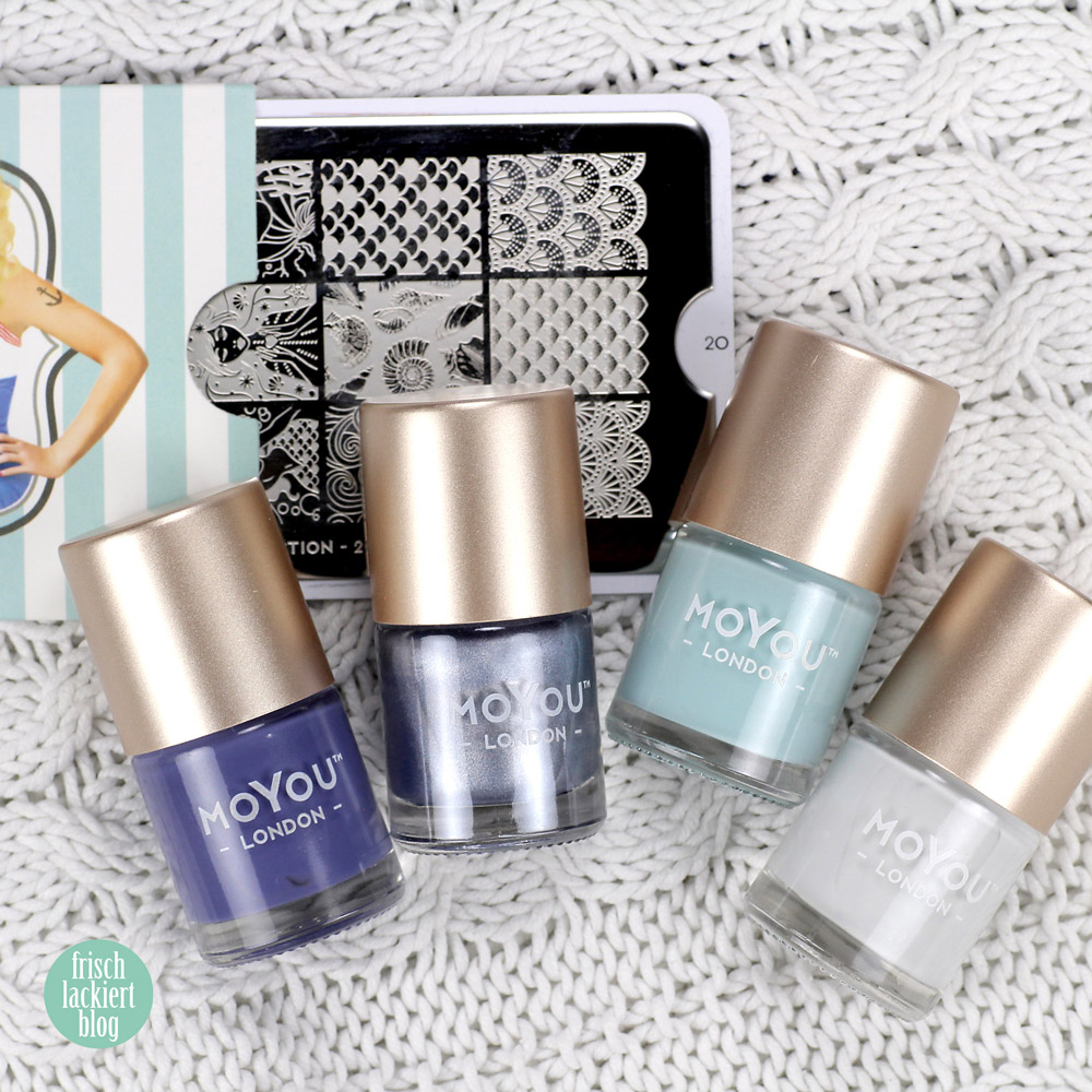 MoYou Stamping Nailart – Mermaid / Meerjungfrau – by frischlackiert
