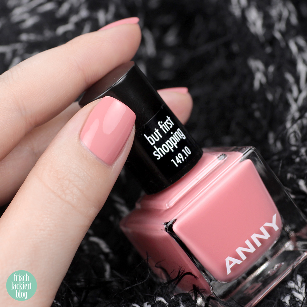 ANNY La La Life Kollektion – But first shopping – Frühling 2019 – Nagellack – swatch by frischlackiert