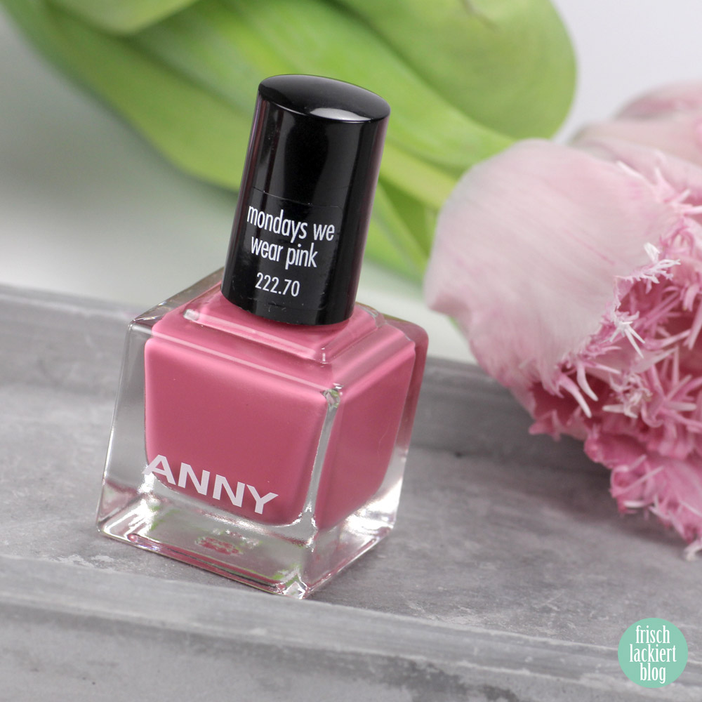 ANNY La La Life Kollektion – Mondays we wear pink – Frühling 2019 – Nagellack – swatch by frischlackiert