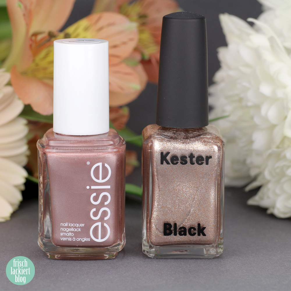 Alternative zu essie Penny Talk – Vergleich Rosegold Nagellack – Dupe Suche – by frischlackiert