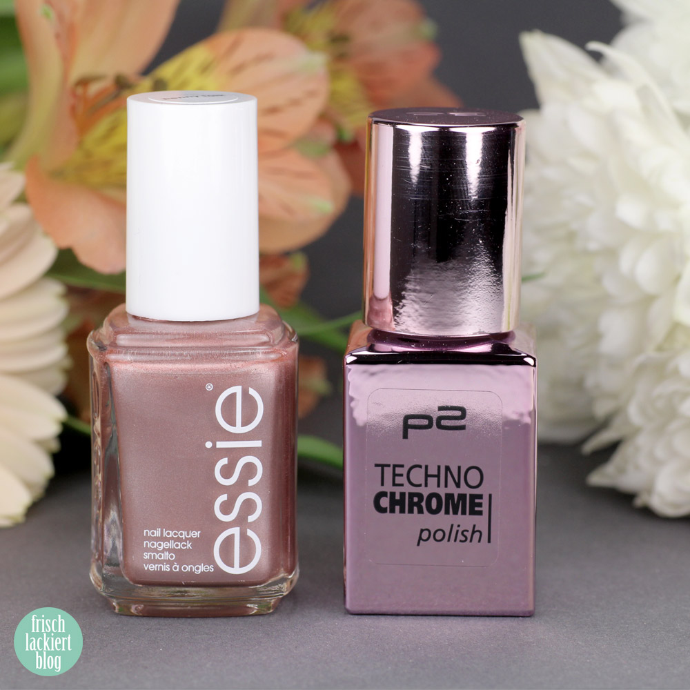 Alternative zu essie Penny Talk – Vergleich Rosegold Nagellack – Dupe Suche – by frischlackiert