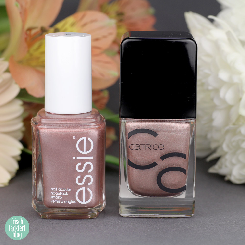 Alternative zu essie Penny Talk – Vergleich Rosegold Nagellack – Dupe Suche – by frischlackiert